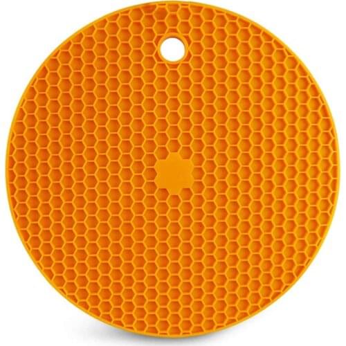 Silicone Trivet Mat,Multifunctional Heat Resistant Table Place Mats Non-Slip Silicone Insulation Mat for Hot Pots Holder, Pads