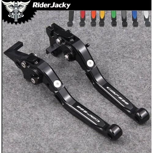 RiderJacky Folding Extendable Motorcycle Brakes Clutch Levers For Honda CBF600/SA CBF 600 2010-2013 2011 2012