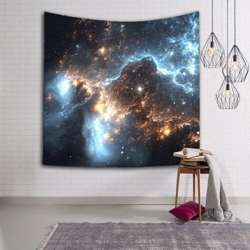 Starry Sky Stars Thin Mandala Tapestry Beach Table Cloth Blanket Scenery home decor Wall Tapestry Hanging Tapete tapiz pared