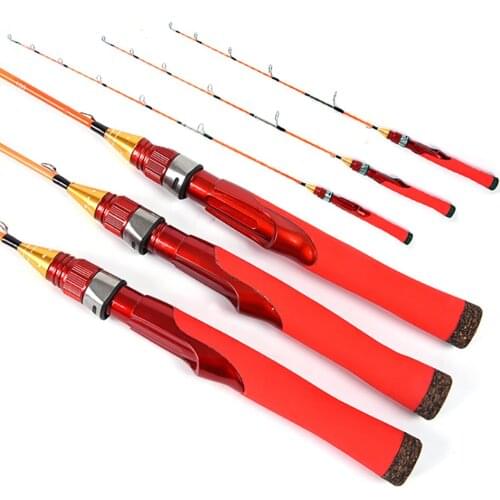 Ice Winter Fishing Rod Outdoor Sport Pole Pen Shape Folded Mini Feeder Fishing Rods Carp Fishing Pole Winter Fish Tackle Pesca
