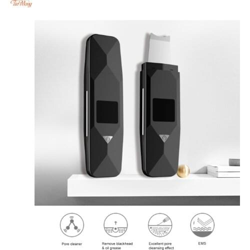 USB Ultrasonic Deep Face Cleaning Machine Blackhead Remover Ultrasonic Facial Cleaner Spatula Wrinkles and spots Facial White