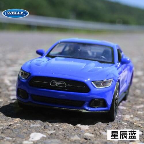 High Quality Children Pull Back Toys Welly Mini Collection Die-cast Car Models 1:36 Ford Mustang