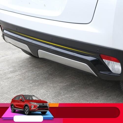 Modified special rear bumper trim body decoration bright strip accessories For Mitsubishi ECLIPSE CROSS 2018 2019
