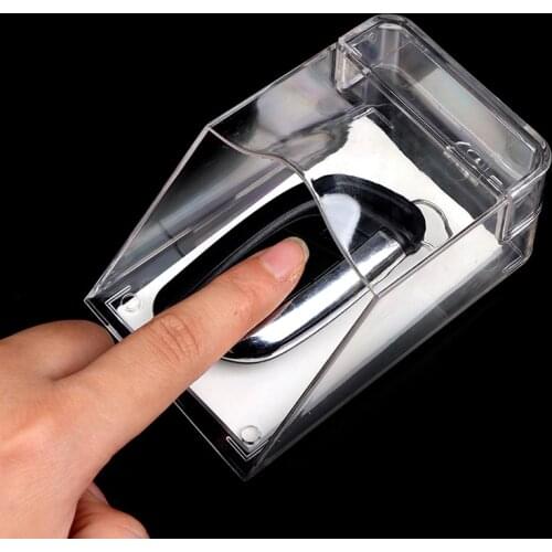 1PC Transparent Doorbell Cover Waterproof Home Door Bell Outdoor Rainproof Cover