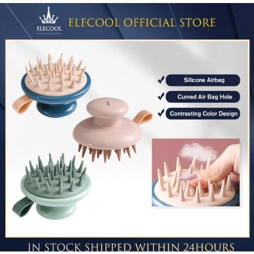 1pc Hair Massage Comb Silicone Shampoo Scalp Hair SPA Massager Bath Massage Shower Brush Comb Care Tools