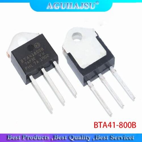 10pcs BTA41-800B BTA41800B BTA41-800 BTA41 Triacs 40 Amp 800 Volt TO-3P new original