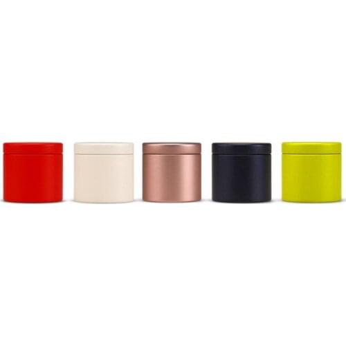 100pcs 47x45mm Mini Small Tea Caddy Metal Tin Storage Boxes Candy Case Organizer Box Free Shipping wen6144