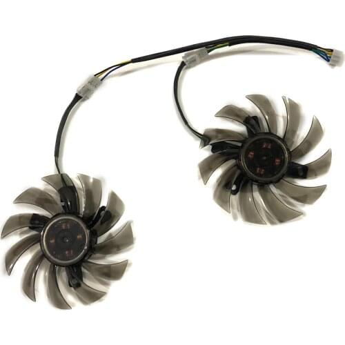 2pcs/set 8010 75mm PLD08010S12HH VGA gpu Cooler Fan For MSI GTX 460 560 570 580 R6870 R6950 Twin Frozr II Video Cards Cooling