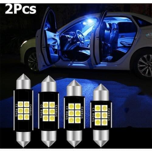 39mm Canbus Error Free License Number Plate Light LED Bulbs C5W For BMW 3 5 series E36 E46 E34 E39 E60 X5 E53(00-07) M5