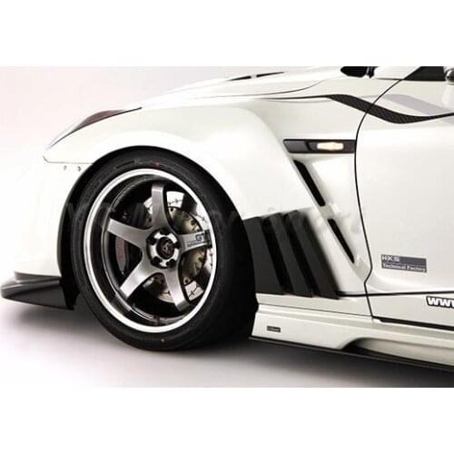 Car Accessories FRP Fiber Glass VS '13 Ver. Style Front Fender Fit For 2008-2014 R35 GTR CBA DBA Front Fender&Extension Cover