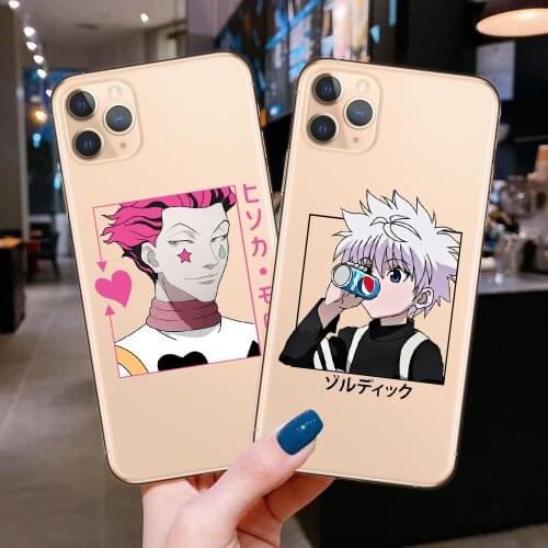Hunter X Hunter Killua Zoldyck Anime Phone Cover for IPhone 11 12 Pro Max X XS XR 7 8 7Plus 8Plus 6S SE2 Soft Clear Case Funda