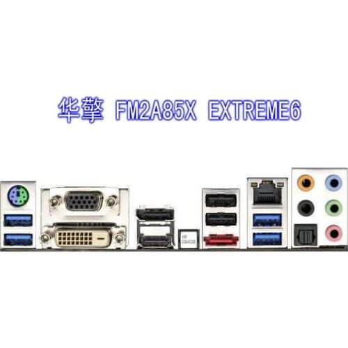 IO I/O Shield Back Plate BackPlate Blende Bracket For ASRock FM2A85X EXTREME6