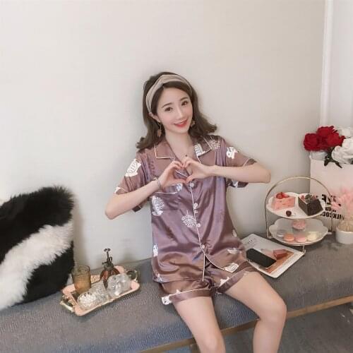 KYKU Women's Silk Pajamas