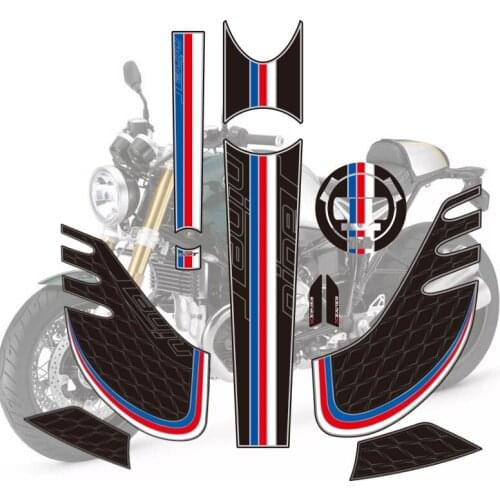 Hot sell Motorycle Reflective 3D Gel for BMW R NINET 2014 -2018 Front Rear Tank sticker Fairing Number Board Protector