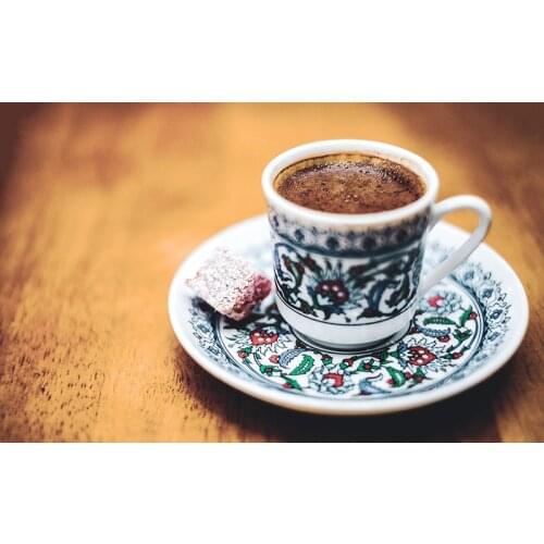 Lüks türk arapça kahve fincanları yüksek kaliteli porselen türk çay kahve Espresso fincanı kupa seramik seti İn türkiye