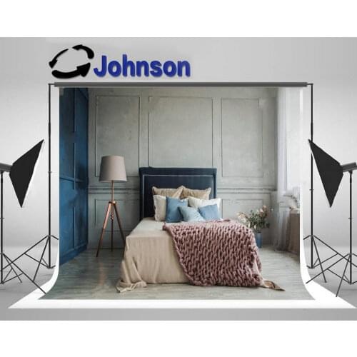 Bedroom Cozy Modern Craft Floor Lamp photo studio background High quality Computer print wall backdrops