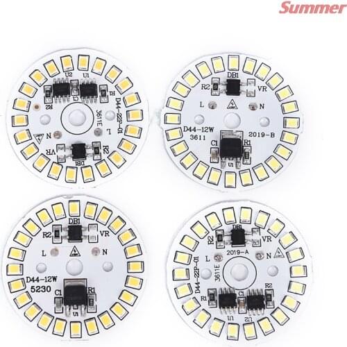 High Quality LED Chip Bulb Patch Lamp SMD Plate Circular Module Light Source Plate For Bulb Light