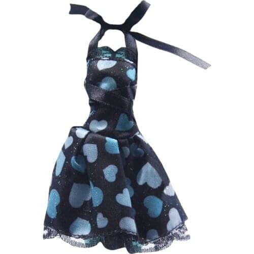 Colorful Printed Miniskirt Fashion Party Dress Outfit for Monster High Doll