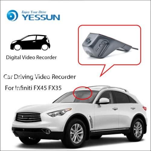 YESSUN For Infiniti FX45 FX35 Car DVR Digital Video Recorder Front Camera Dash HD 1080P Not Reverse Parking Camera