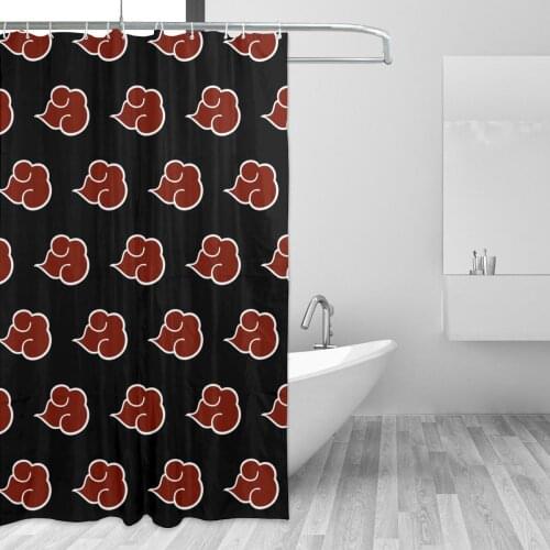 Akatsuki (14) Bathing Bathroom Bath Curtain Comic Anime Game Fabric Waterproof Polyester High Quality Show Curtain