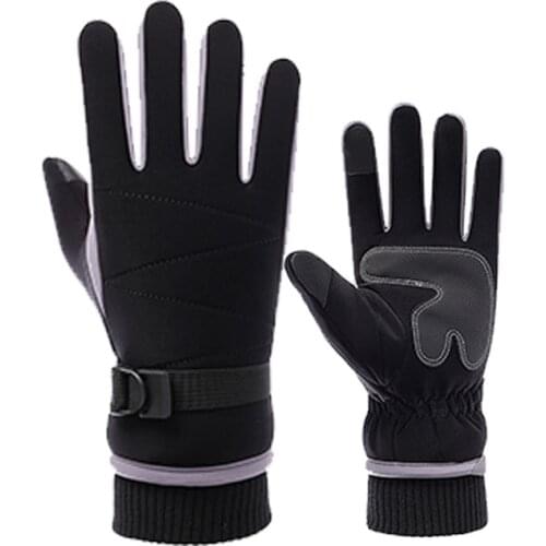 Winter Touch Screen Snow Windstopper Cycling Gloves Warm Snow Sports Thermal Skiing Gloves Outdoor Thicken Waterproof Glove