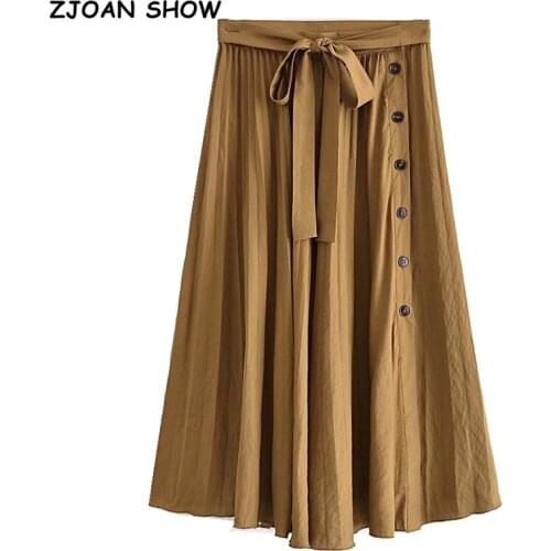 Женские плиссированные юбки ZJOAN SHOW China At AliExpress