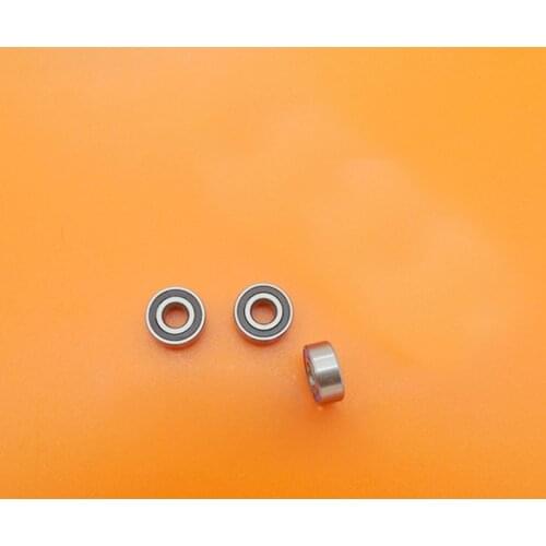 10)MR105-2RS 5x10x4mm P6 ABEC3 Deep Groove Ball Miniature Bearing Black