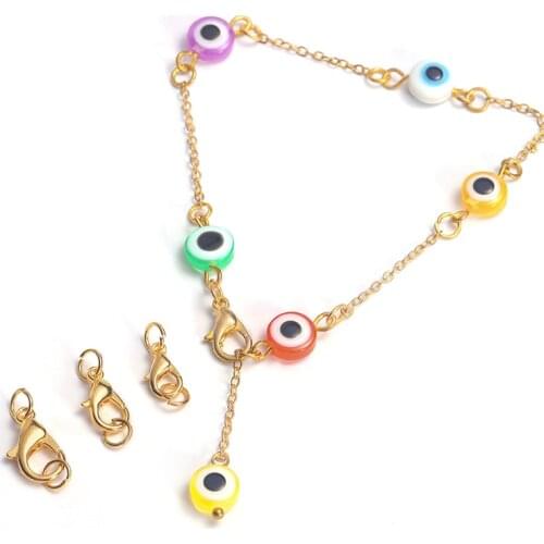 50pcs 10 12 14mm Metal Lobster Clasps Hooks With Jump Rings Gold Color End Clasps Connectors Necklace Jewelry Making Findings