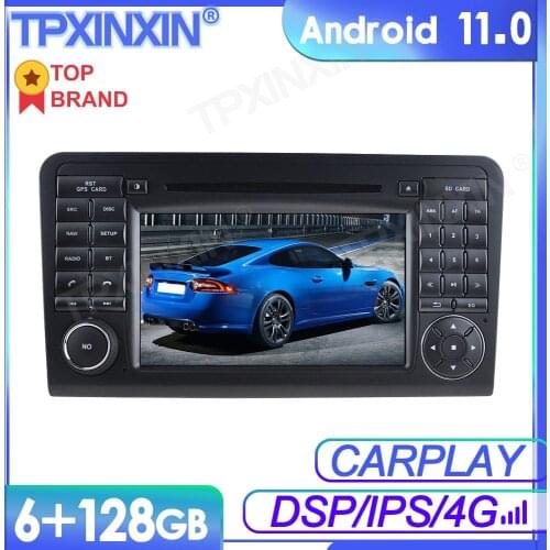 Android 11 For Mercedes Benz ML CLASS W164 ML300 Car Multimedia Player GPS Navi Audio Stereo Screen DVD Head Unit Tape Recorder