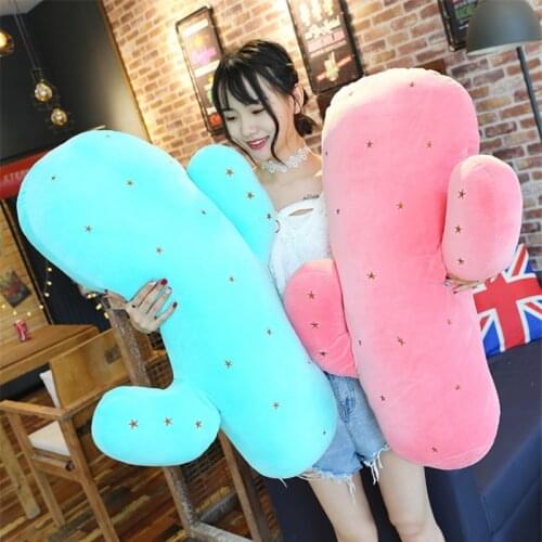 Fancytrader Pop Anime Plants Plush Pillow Toy Cute Stuffed Cactus Toys Doll 80cm 31inch