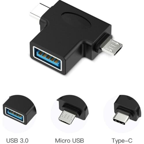 OTG Adapter for Micro USB Type C Android Phone USB 3.0 Charging Data Sync Cable for Samsung Xiaomi Huawei Tablet USB-C Computer