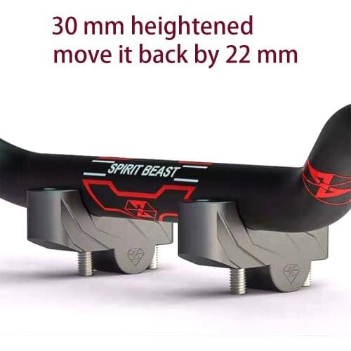 Motorcycle Handlebar Handle Bar Riser Heighten Extend Mount Clamp Adapter CNC FOR ZONTES ZT310V ZT310X ZT310T ZT125-U1