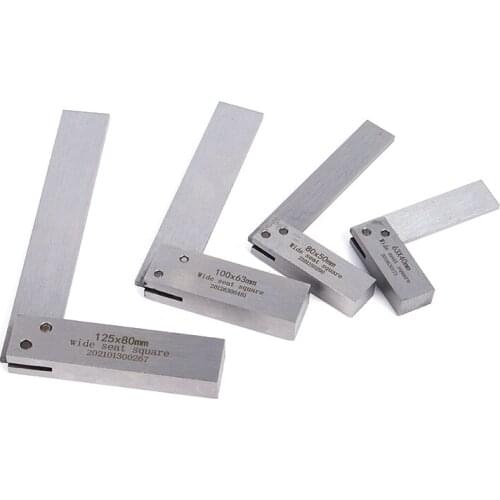 Square 90 Degree Right Angle Seat Precision Ground Steel Hardened Angle Ruler