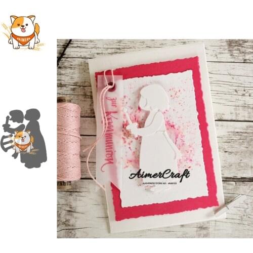 Lovely Child Kid Metal Cutting Dies Scrapbooking Stencil For DIY Paper Card Decorative Embossing Die Cut Craft Dies New 2019