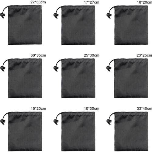 Nylon Drawstring Storage Pouch Multi-Functional Bag Ditty Bags for Travel & Outdoor Activity from 15*20cm to 30*35cm Hot