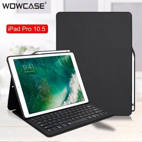 For iPad Pro 10.5 Case Bluethooh Smart Keyboard Folio Stand Cover Pencil Holder Cases For iPad Pro 10.5/iPad Air 3 2019 Cover