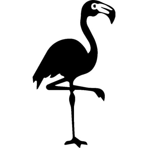 LLY-0319 Personality Car Stickers Flamingo Modeling Decals PVC New Design Fashion Cool Style Top Quality Waterproof Cars Decal