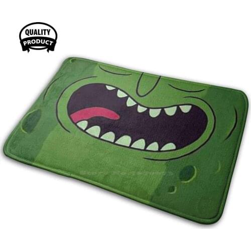 Real Fake Doors! 3D Household Goods Mat Rug Carpet Cushion Rick Pickle Crazy Drunk Green Hilarious Joke 19 Happy Tv Show Adult