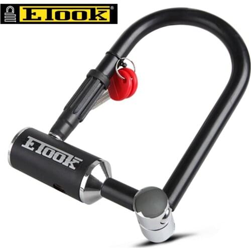 New ETOOK Steel Bicycle U Lock Anti-Theft Solid Electronic Bicycle Lock Antivol Moto Outdoor Motorcycle Cycling Accessories
