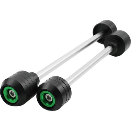 Motorcycle POM Front Rear Wheel Protector Fork Axle Slider Swing Arm Crash Pad Guard For HONDA RVT1000 / RC51