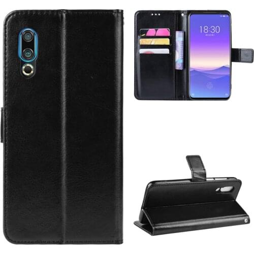 For Meizu 16s Case 6.2 inch Flip Luxury Wallet PU Leather Phone Bags For Meizu 16s Case Cover