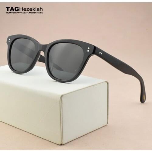 Acetate Polarized Sunglasses Men 2020 High Quality Fashion Brand Designer Vintage Sun Glasses for Women Goggles Sunglass OV5408