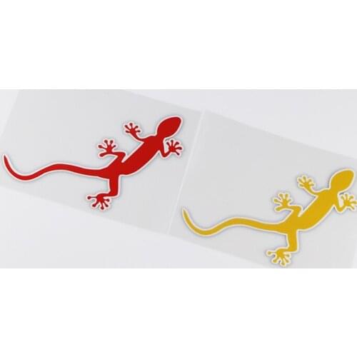 Car Styling Vinyl Tape Decal Funny Safe Car Accident Gecko Auto Window Body Tail Sticker