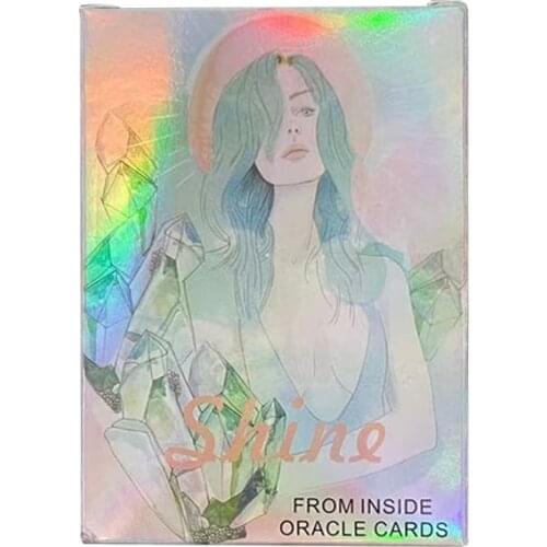 Tarot Shine From Inside Oracle Card for Fate Divination Tarot Deck Board Games English For Family Gift Party Playing Card Game