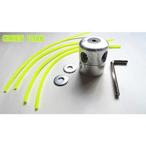 Universal Aluminum Grass Trimmer Head With 4 Lines Brush Cutter Head Thread Nylon Grass Cutting Line Head for Lawn Mower