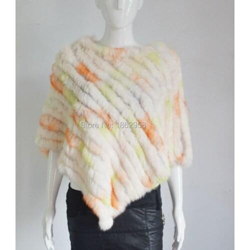 China Free Shipping SJ787 Rabbit Fur Dropping Shipping Girls Fashionable Women Clothing Capes