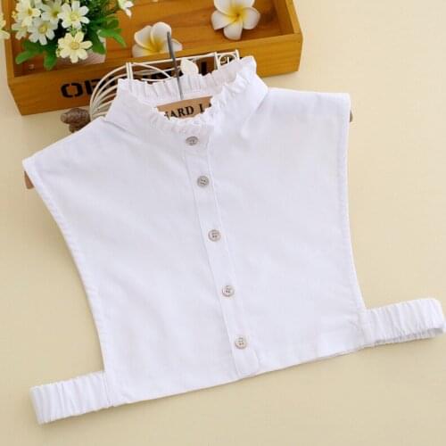 Women Stand Detachable Collars Ladies Lapel Choker Necklace Fake Collar Ladies Stand Flase Collars Bouse Half Shirt Decor