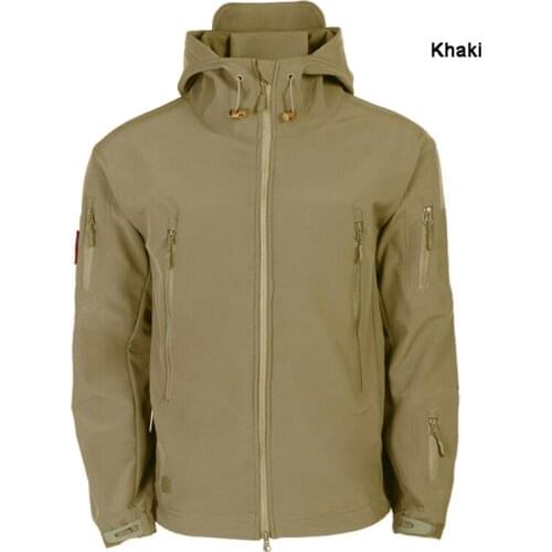 Winter Fleece Tactical Jacket Airsoft Army Military Jacket Men Thermal Hooded Jacket Coat Outerwear Hoodie Mens Clothing