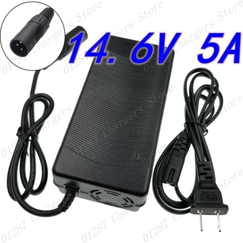 14.4 or 14.6V 14.6V5A charger for 4Series 3.2V*4series Lifepo4 battery pack XLRM Socket/connector good quality