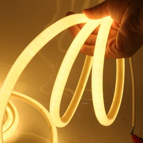 14mm Neon Light 12V Flexible LED Strip 360 Round Neon Tube Tape Home Outdoor Christmas Decoration Waterproof Light String Rope